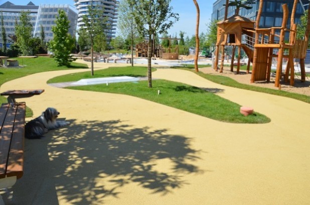 Hamburg Park Creaphalt Gelb
